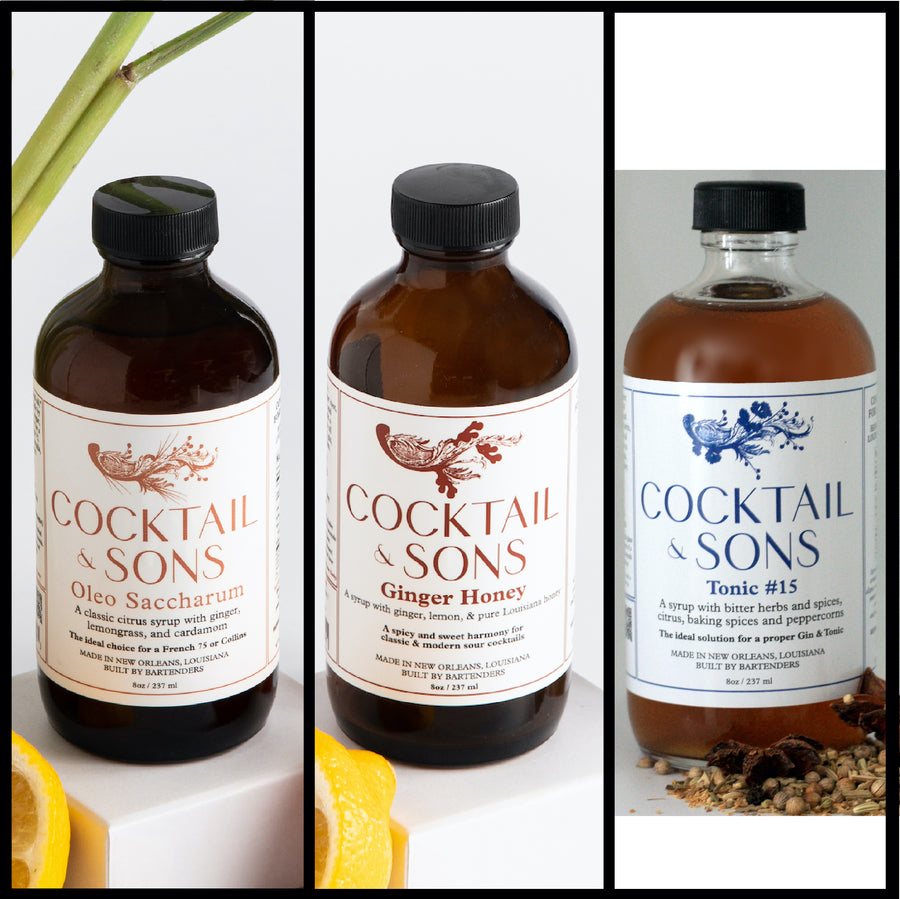 Craft Cocktail Syrup Pack: Gin & Vodka