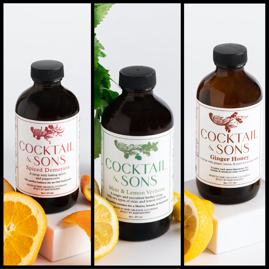 Craft Cocktail Syrup Pack: Whiskey