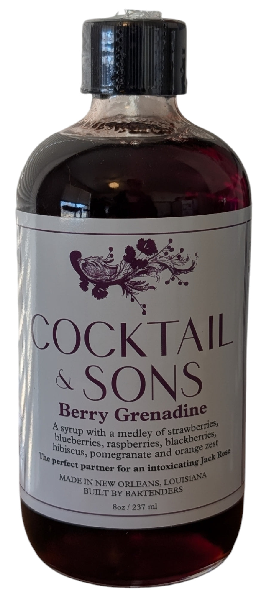 Berry Grenadine Cocktail Syrup | Cocktail & Sons 8oz