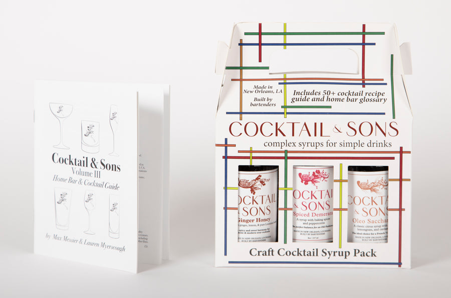 Craft Cocktail Syrup Pack: Agave (Tequila + Mezcal)