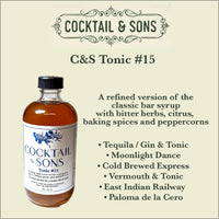 Tonic #15 | Cocktail & Sons (8oz)