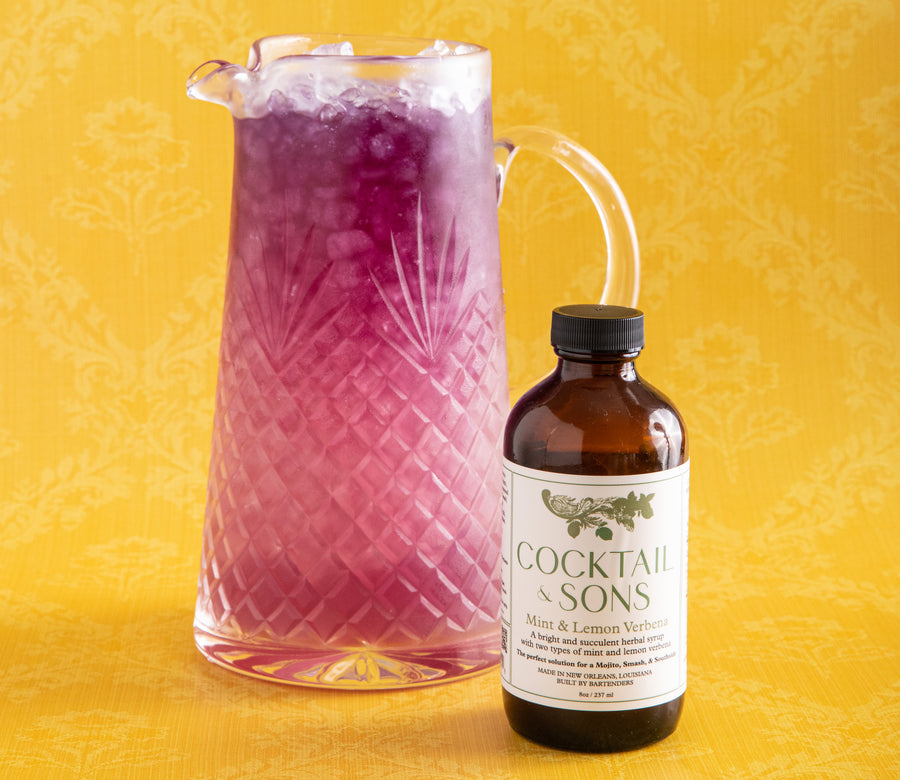 succulent verb Mint & Lemon Verbena Cocktail Syrup