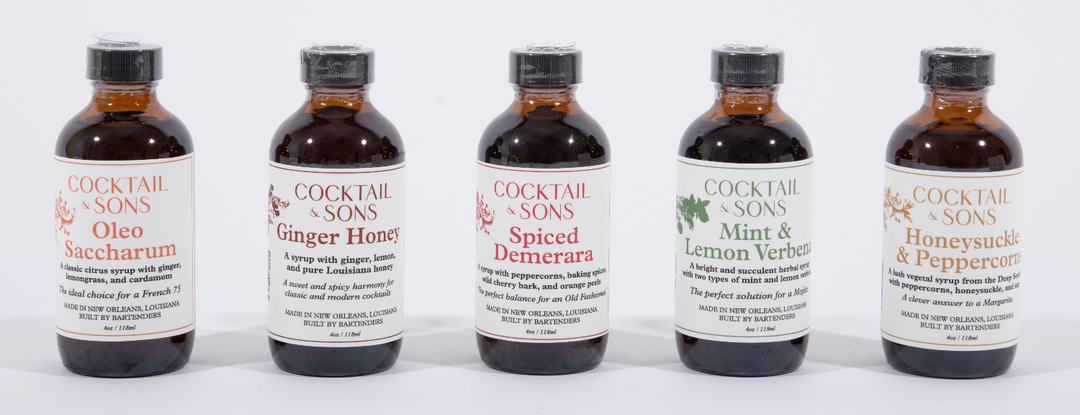 All Natural Syrup Sample Pack | Cocktail and Sons