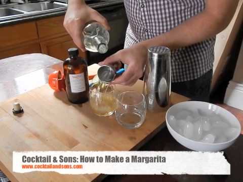 Cocktail and Sons founder, Max Messier teaches how to make a classic margarita with a twist using our Honeysuckle and Peppercorns cocktail syrup