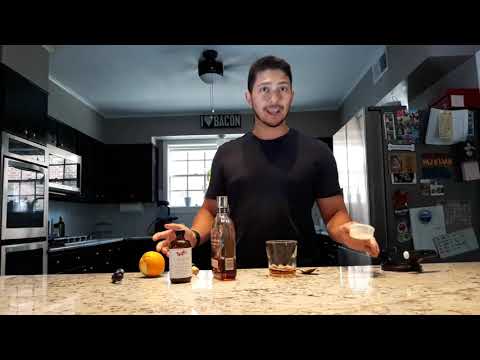 Our Neighbors Home Bar teaches how to make a classic old fashioned with Cocktail and Sons Spiced Demerara Syrup   